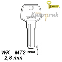 Expres 146 - klucz surowy mosiężny - WK-MT2